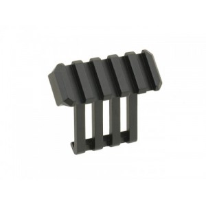 45 Degree Offset Rail Mount for Optics or Accessories - Black